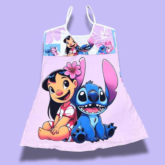 Batola talla plus Lilo y Stitch – Diversión y color en cada noche
