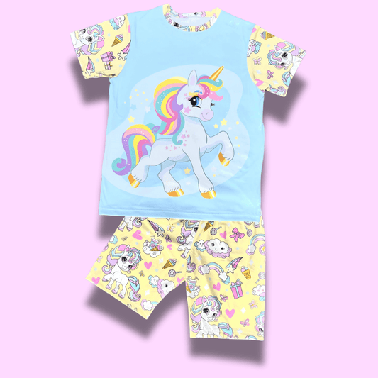 Pijama piel de durazno niña Unicornio