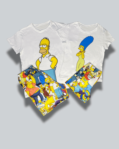 Pijama Pareja Short Homero Duff