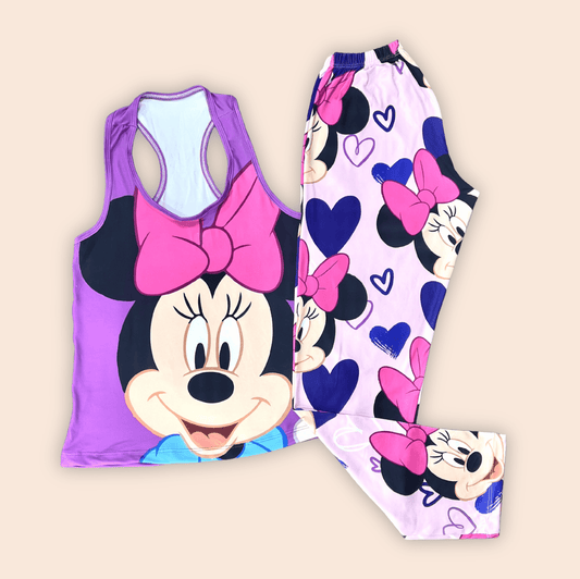 Pijama Minnie Mouse – Dulzura clásica y comodidad total